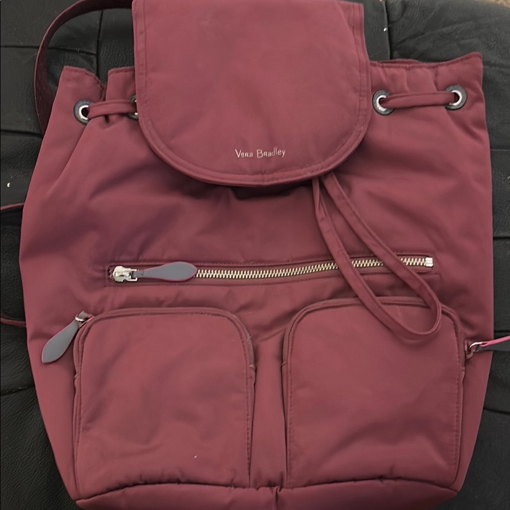 Vera Bradley Burgundy Backpack